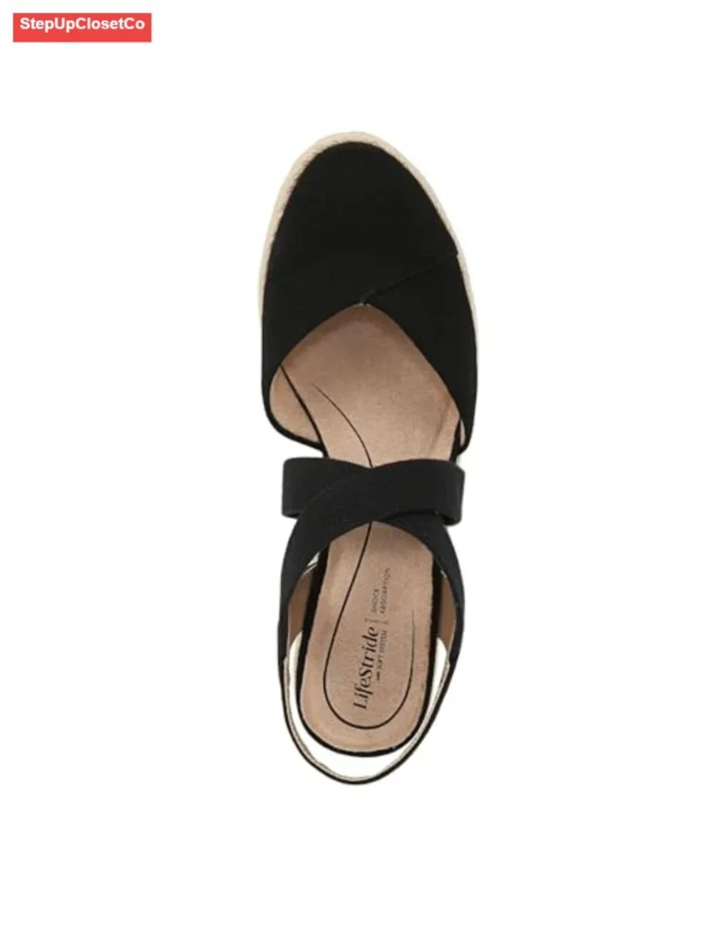 Comfortable Women's Espadrille Wedge Sandals with Soft System Technology